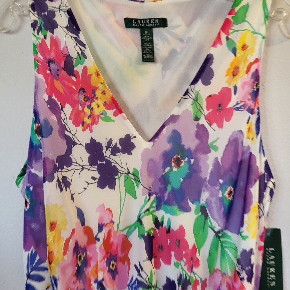Ralph Lauren Silk Dress, Size 16